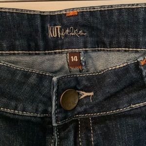 Kut from the Kloth Mid-rise Bootcut Jeans, Sz 14